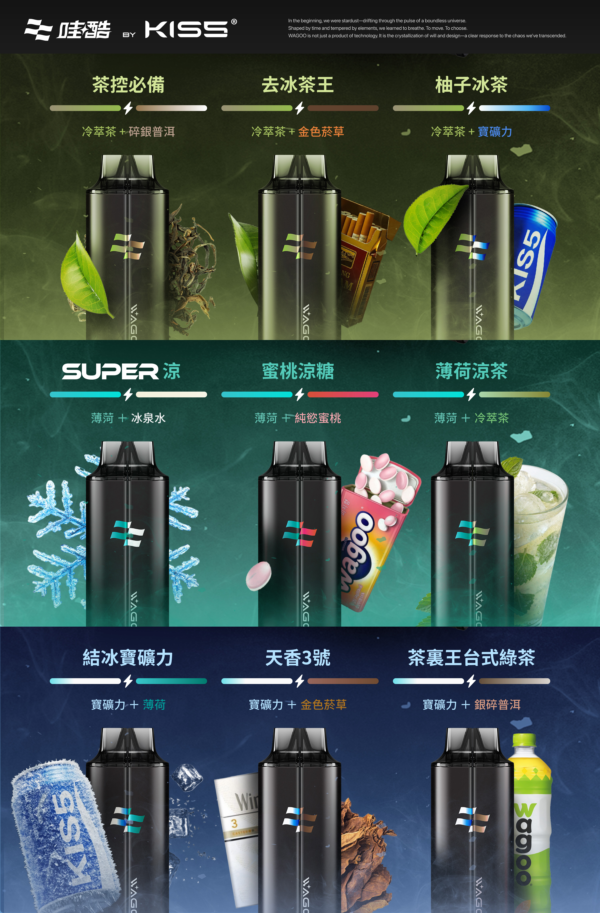 KIS5鎧斯拋棄式6500口✨口味變化多達180種(限量販售)✨特點 雙吸抛棄式 台灣首創 💖因爲銷量好 經常性缺貨